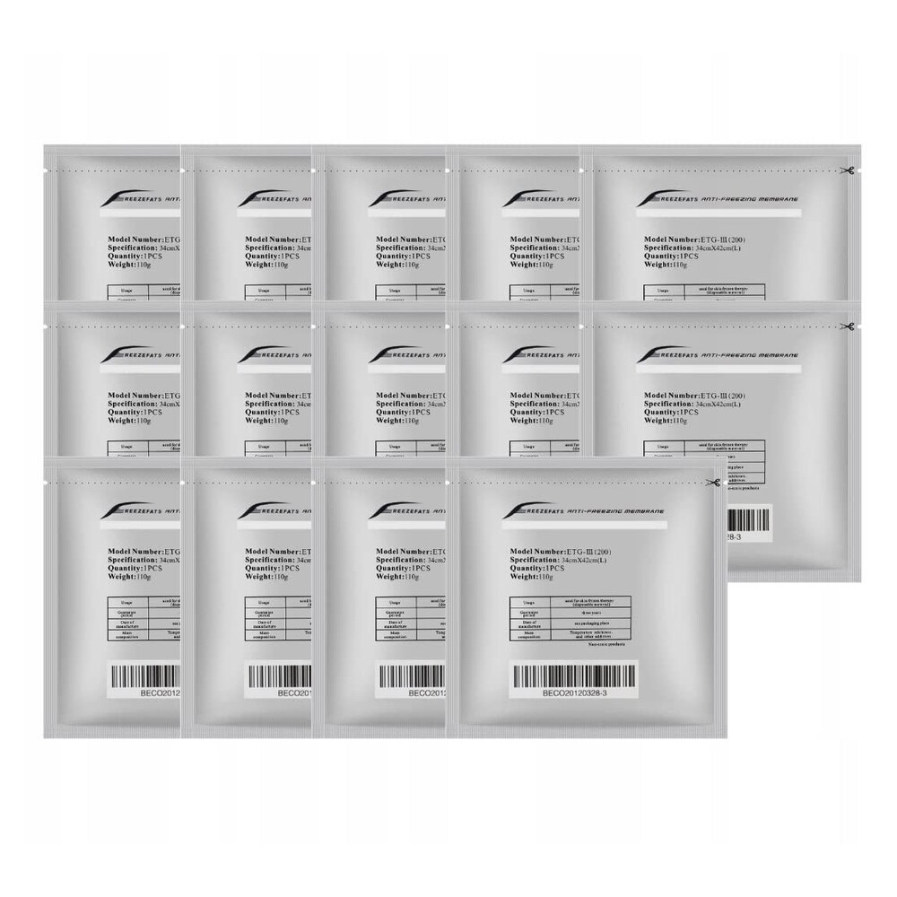 14 Large Protective Membrane Sheets for Beauty Equipment Pads 34x42cm Disposable